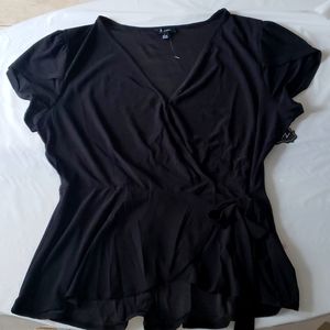 Black blouse, large